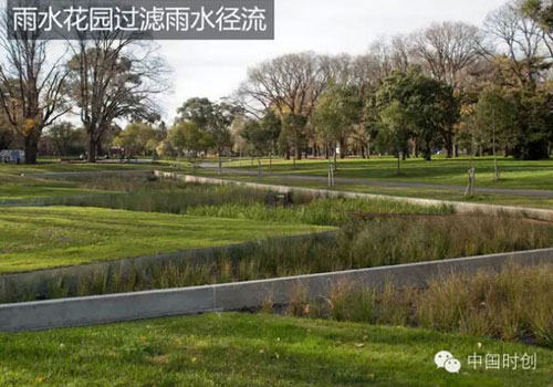 雨水花園過(guò)濾雨水徑流