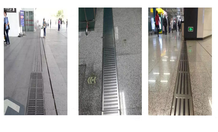 車(chē)站線(xiàn)性排水溝效果圖