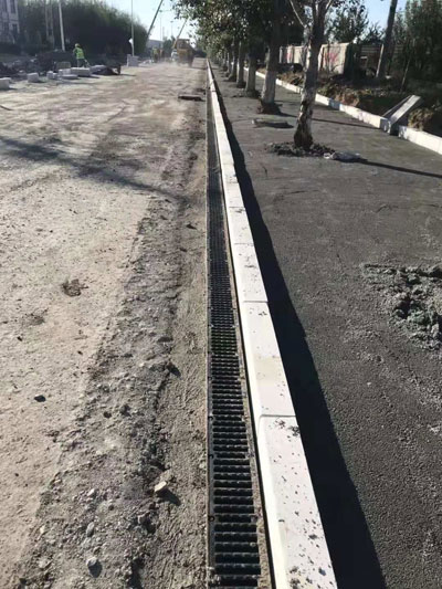 線(xiàn)性排水溝用于道路改造